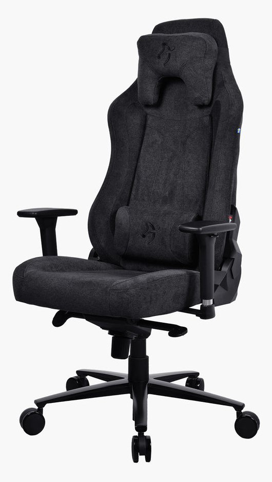Arozzi Gaming Stuhl Vernazza Pure Black SoftFabric