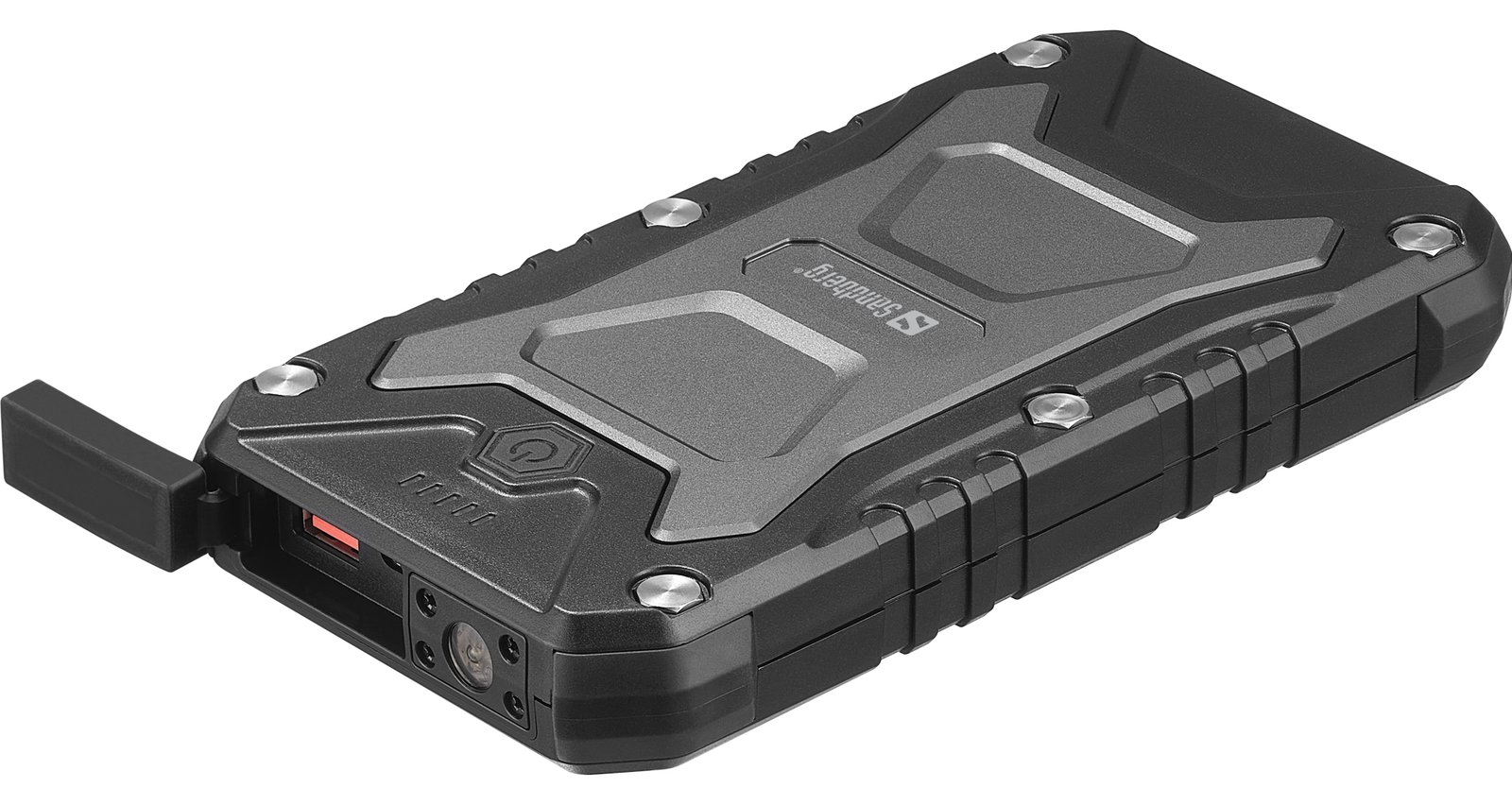 SANDBERG Active Survivor - Powerbank - 10000 mAh - 37 Wh - 22.5 Watt - 5 A - PD - 2 Ausgabeanschlussstellen