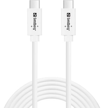 SANDBERG USB-Kabel - 24 pin USB-C (M) zu 24 pin USB-C (M) von LumaTech