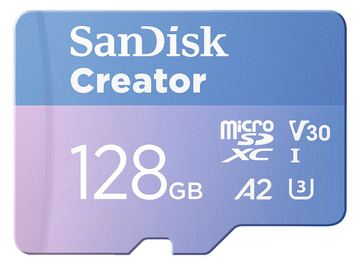 SanDisk Creator - Flash-Speicherkarte (microSDXC-an-SD-Adapter inbegriffen) von LumaTech