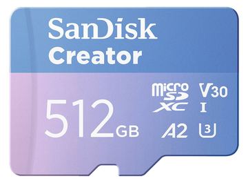 SanDisk Creator - Flash-Speicherkarte (microSDXC-an-SD-Adapter inbegriffen) von LumaTech