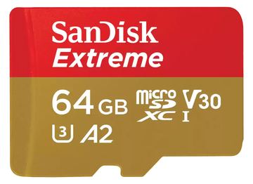 SanDisk Extreme - Flash-Speicherkarte (microSDXC-an-SD-Adapter inbegriffen) von LumaTech