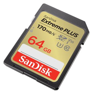 SanDisk Extreme PLUS - Flash-Speicherkarte - 64 GB von LumaTech