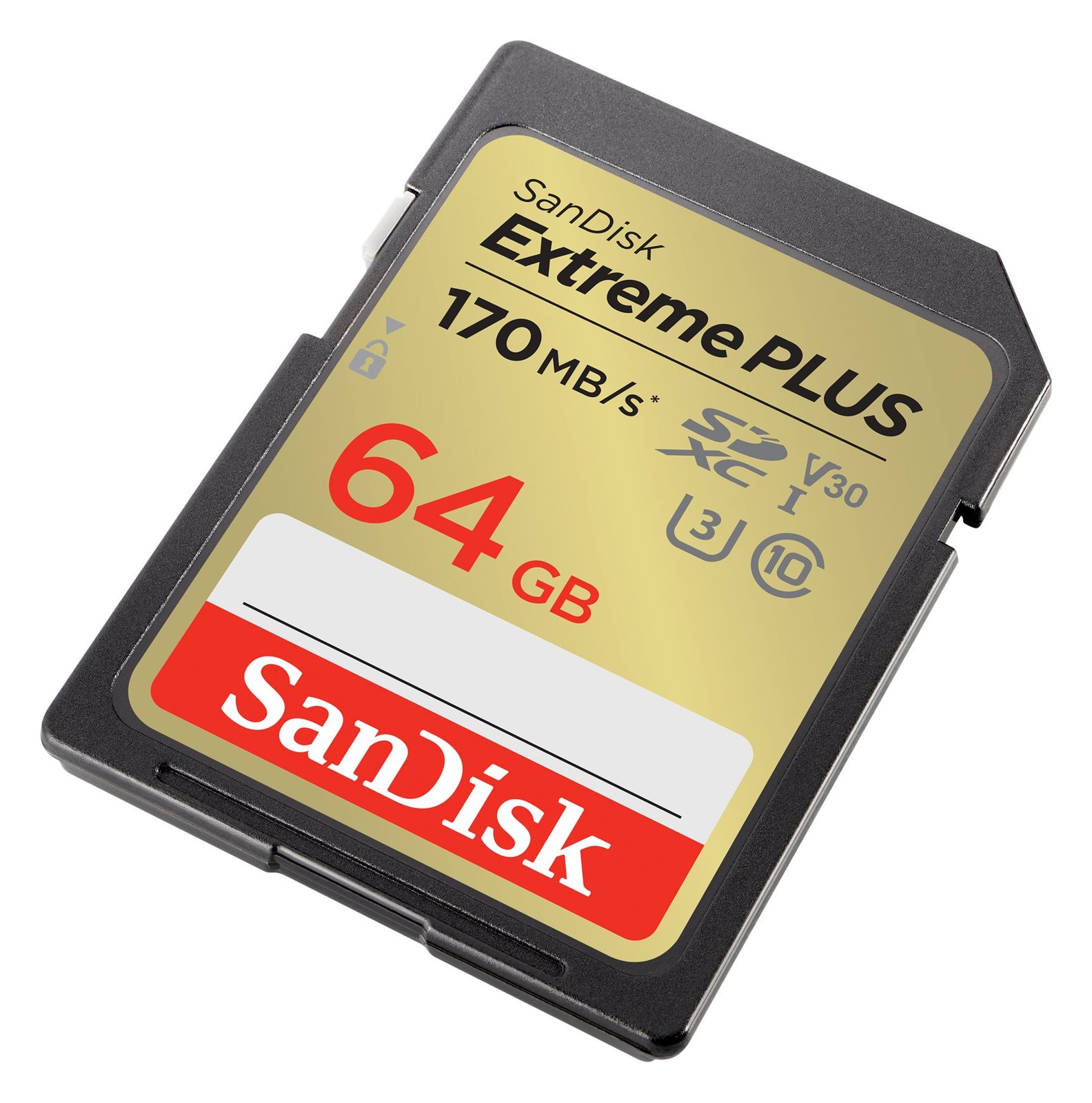 SanDisk Extreme PLUS - Flash-Speicherkarte - 64 GB