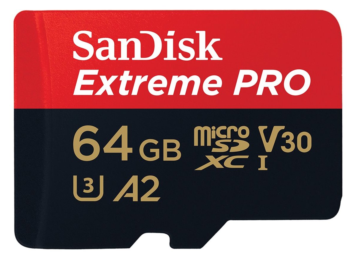 SanDisk Extreme Pro - Flash-Speicherkarte (microSDXC-an-SD-Adapter inbegriffen)