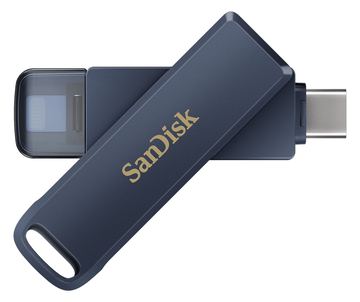 SanDisk iXpand Phone Drive 128GB USB-C Metal Sky - Flash-Speicher - unsortiert von LumaTech