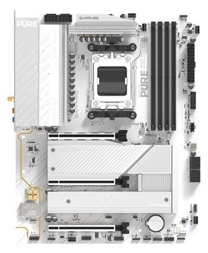 Sapphire PURE B850A WIFI 7 AMD B850 Socket AM5 ATX - Mainboard - AMD Sockel AM5 (Ryzen Zen4) von LumaTech