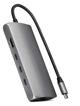 Satechi USB-C Multiport Adapter 8K with Ethernet V3 space grey - Adapter - Digital/Daten von LumaTech