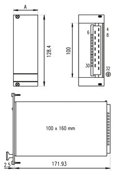 SCHROFF 21005478 Frontplatte 1 St. von LumaTech