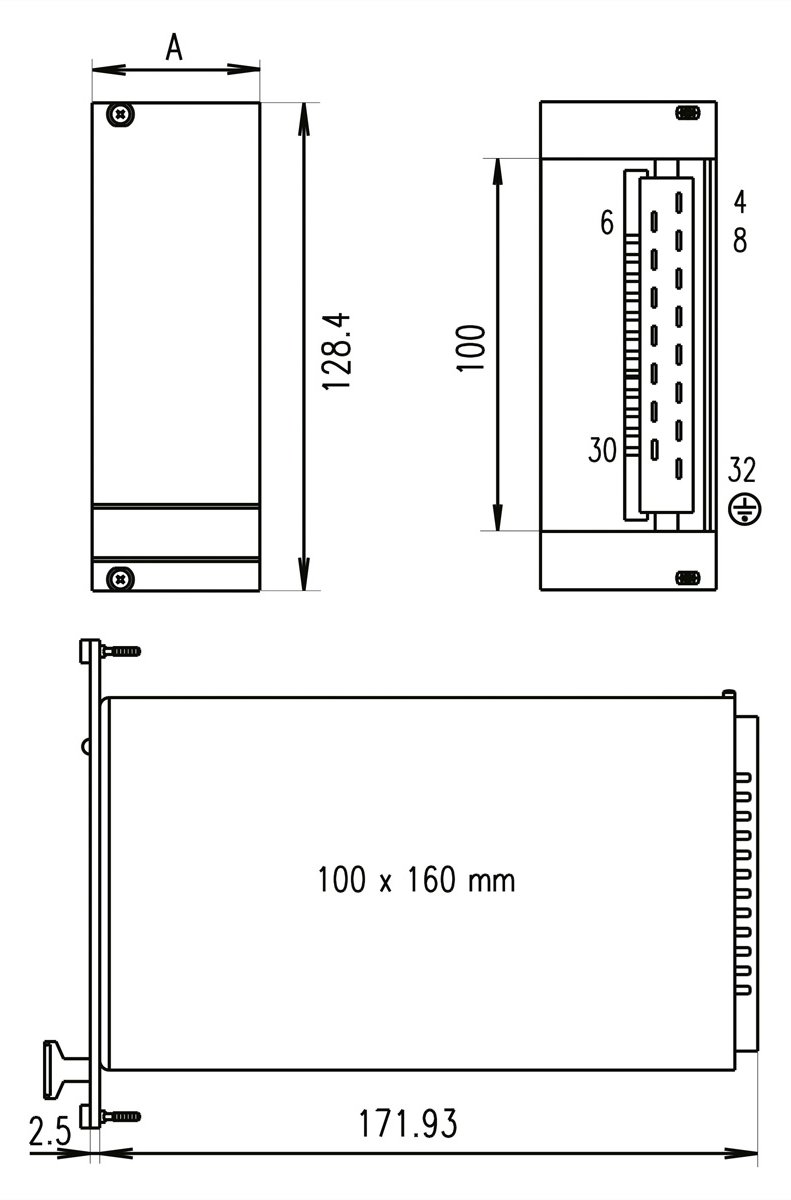 SCHROFF 21005478 Frontplatte 1 St.