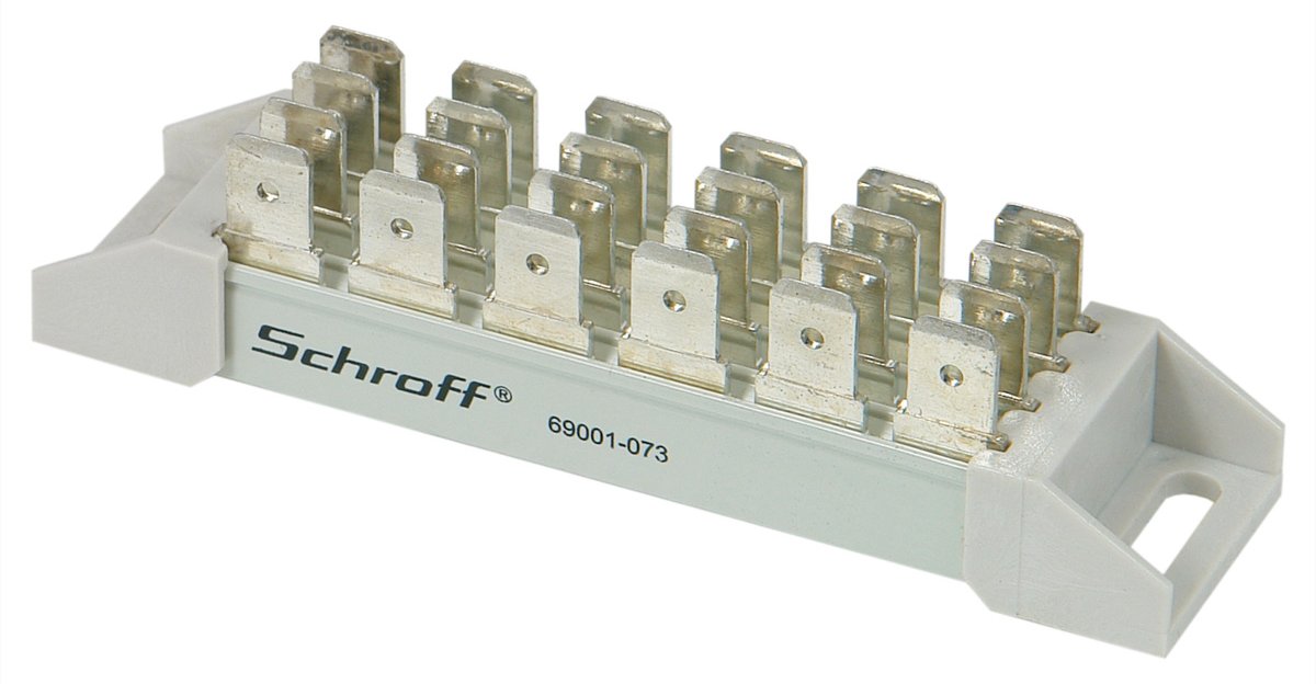SCHROFF ANSCHLUSSVERVIELFACHER 4X6P.