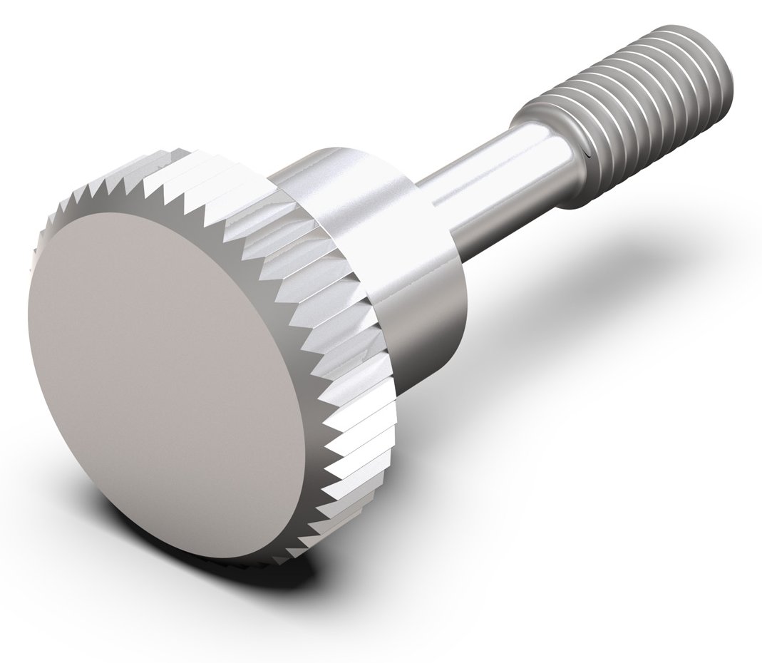 SCHROFF COLLAR SCR. KNURL. M2.5X12.3 (100)