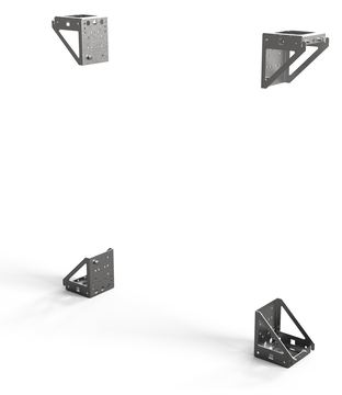SCHROFF DEPTH MEMBER REDUC.BRKT.(4X) von LumaTech