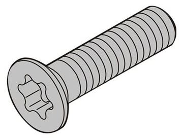 SCHROFF EuropacPRO - Schraubensatz (M4) - 1 cm von LumaTech