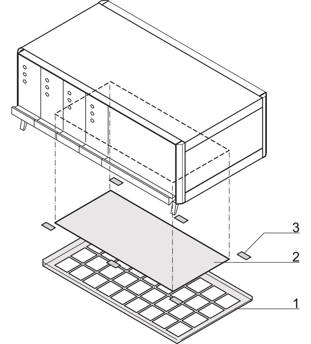 SCHROFF FILTER MAT 84HP (SPARE PART)