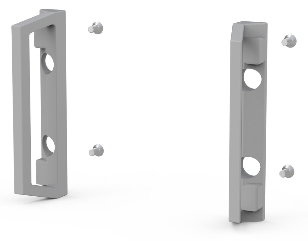 SCHROFF FRONT HANDLE 3U (2PCS/KIT) - Rack-Zubehör