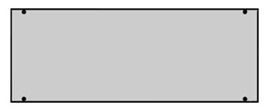 SCHROFF FRONT PANEL 4U
