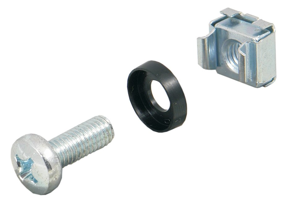SCHROFF KAEFIGMUTTERN M4 100 STUECK Cabinet Accessories