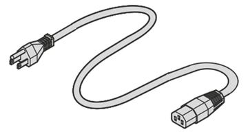 SCHROFF Netzanschlussleitung, USA - NETZANSCHL.KABEL USA 2,0MTR. (60103141) - SCHROFF Netzanschlussleitung von LumaTech