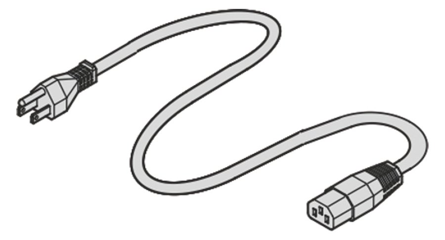 SCHROFF Netzanschlussleitung, USA - NETZANSCHL.KABEL USA 2,0MTR. (60103141) - SCHROFF Netzanschlussleitung