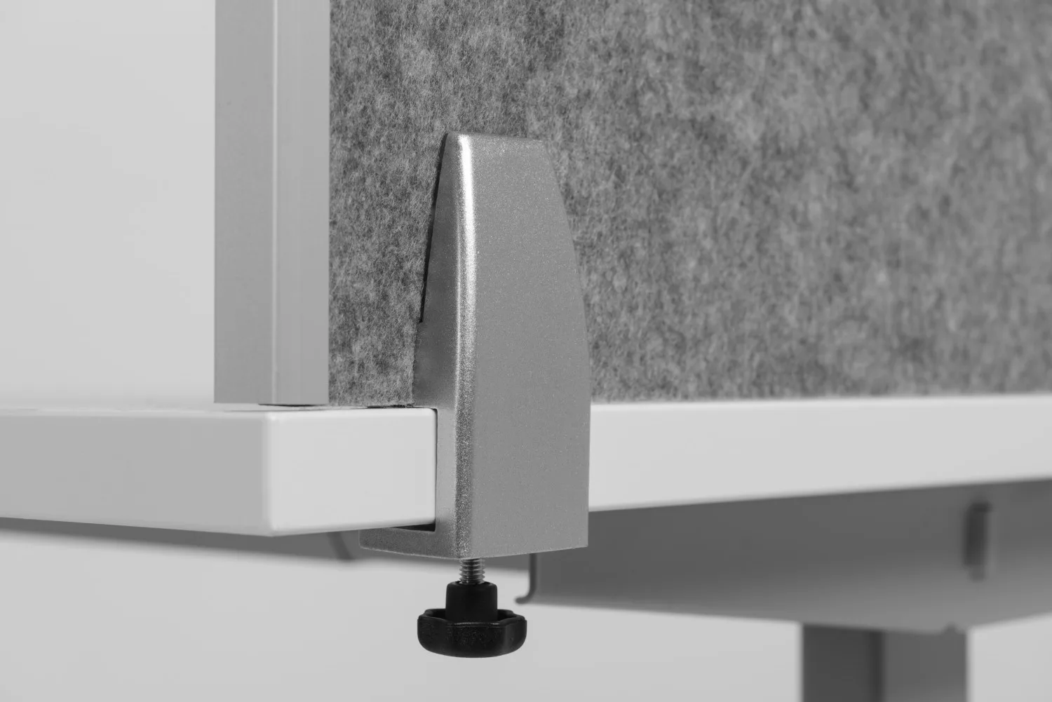 Bakker BE Safety Screen back - Hellgrau - PET-Filz - Kunststoff - Grau - 1 Stück(e) - 1400 mm, Ansicht 2