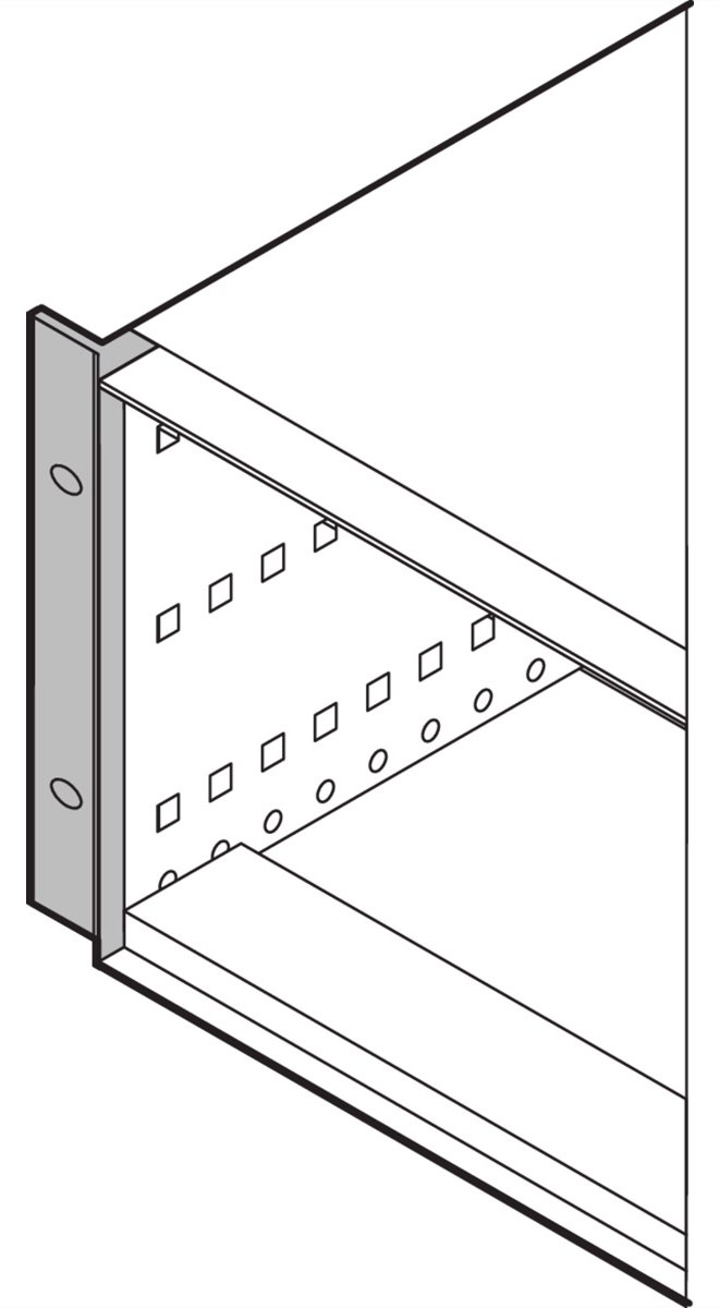 SCHROFF RAT PRO 19''-WINKEL 3HE Accessories - Subracks and Cases - Rack-Zubehör