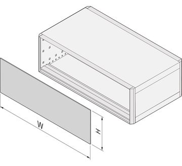 SCHROFF U-FRONTPL.EMC 3U 84HP - Rack-Zubehör von LumaTech