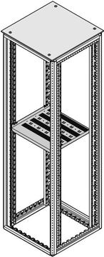 SCHROFF VARISTAR - Rack - Regal - RAL 7021 - 1U - 48.3 cm (19) von LumaTech