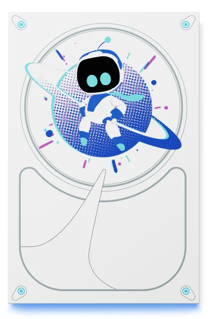 Seagate Astro Bot Limited Edition Game Drive - Solid State Disk - 2,5, Ansicht 2
