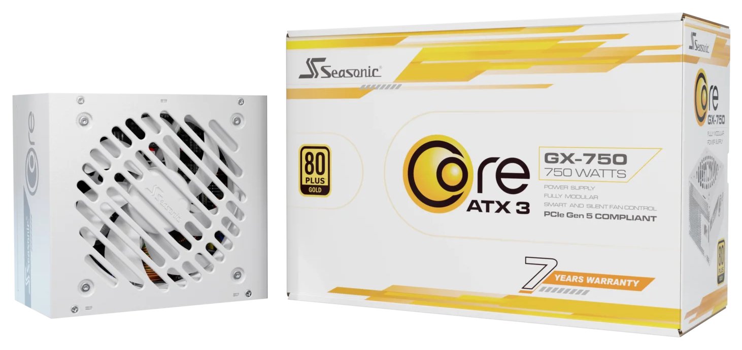 Seasonic 750W Core SRP-CGX751-A5A32SF-W ATX 3.1 80+ Gold - ATX
