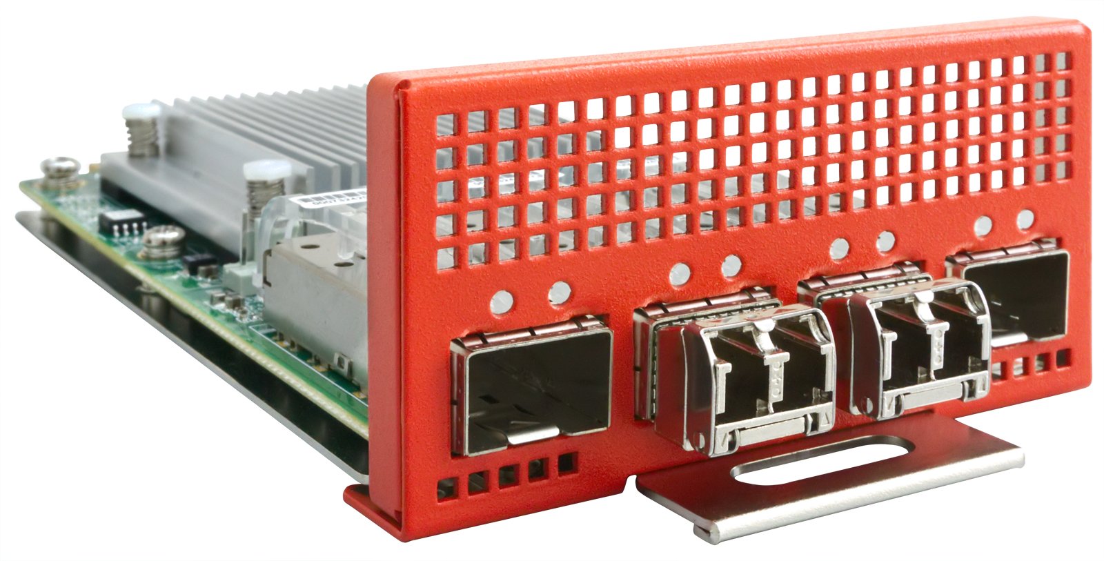 Securepoint Erweiterungskarte 4 Port SFP+ bis 10GBit für RC300 G3 - RC400 G3 - RC1000 G3 - ... - Rot - Netzwerkmodul