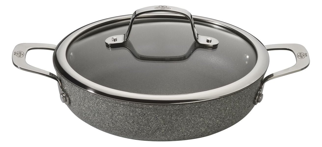 Ballarini 75002-811-0 - Rund - Serving pan - Grau - Granite/Titanium - Aluminium - Glas