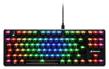Sharkoon Gaming Tastatur Crystal Shark schwarz - TL: Deutsch, QWERTZ von LumaTech