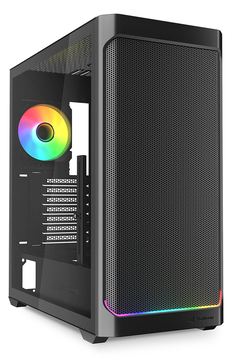 Sharkoon Gehäuse AK4W RGB ATX 1x Glas schwarz - Midi/Minitower - ATX von LumaTech