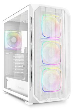 Sharkoon Gehäuse AK5M RGB ATX 1x Metall weiß - Midi/Minitower - ATX von LumaTech