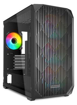 Sharkoon Gehäuse MK3 RGB Micro-ATX 1x Glas schwarz - Tower - ATX von LumaTech