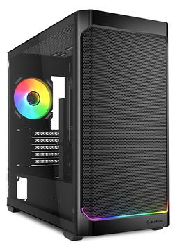 Sharkoon Gehäuse MK4W RGB Micro-ATX 1x Glas schwarz - Tower - ATX von LumaTech