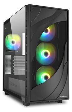 Sharkoon Rebel C80G RGB ATX Black schwarz von LumaTech