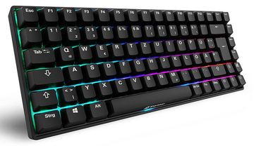 Sharkoon Skiller SGK50 S3 PBT - Black Gaming-Tastatur Gateron G Pro 3.0 Yellow - TL: Deutsch, QWERTZ von LumaTech