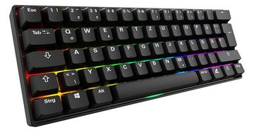 Sharkoon Skiller SGK50 S4 Gen2 PBT schwarz Gateron G Pro 3.0 - TL: Deutsch, QWERTZ von LumaTech