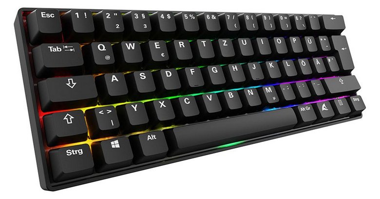 Sharkoon Skiller SGK50 S4 Gen2 PBT schwarz Gateron G Pro 3.0 - TL: Deutsch, QWERTZ
