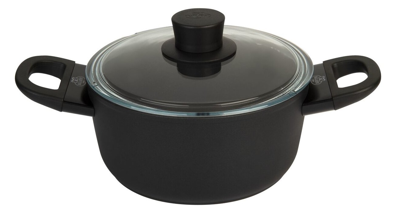 Ballarini 75002-920-0 - Rund - Schwarz - Aluminium - Schwarz - Gas - Induktion - Glas