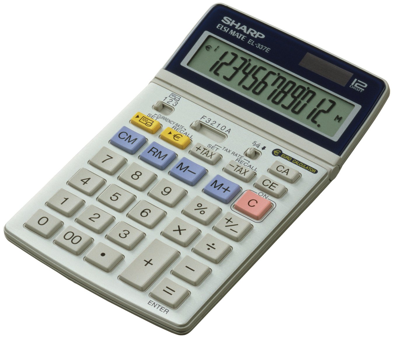 Sharp EL-337C - Desktop-Taschenrechner - 12 Stellen