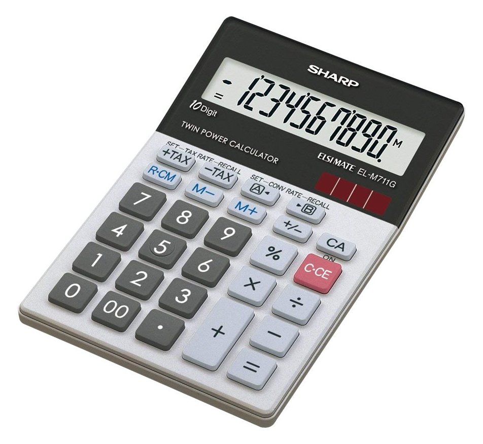 Sharp EL-M711G - Desktop-Taschenrechner - 10 Stellen