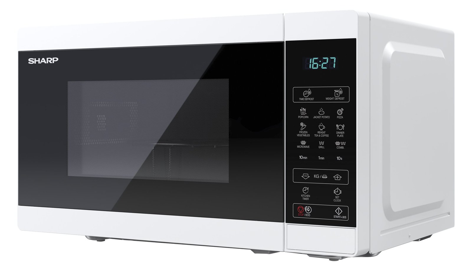 Sharp YC-MG02E-W - Mikrowellenofen mit Grill