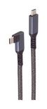 ShiverPeaks BASIC-S--USB-C Ladekabel 3.2 90° 100W PD Textil BS14-75017 - Kabel - Digital/Daten von LumaTech