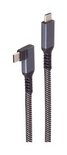 ShiverPeaks BASIC-S--USB-C Ladekabel 3.2 90° 100W PD Textil BS14-75017 - Kabel - Digital/Daten