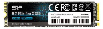 Silicon Power P34A60 - SSD - 256 GB - intern - M.2 2280 - PCIe 3.0 x4 (NVMe) von LumaTech