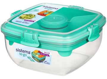 Sistema Plastics Sistema To Go Salad - Frischhaltedosen-Set von LumaTech