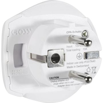 SKROSS Country Adapter World to Europe - Adapter für Power Connector - Typ F (S) von LumaTech
